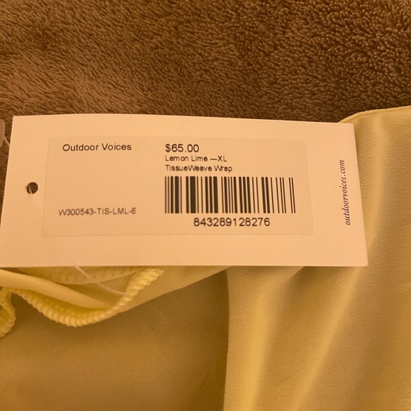 Outdoor Voices Tissue Weave Wrap NWT - Picture 2 of 5